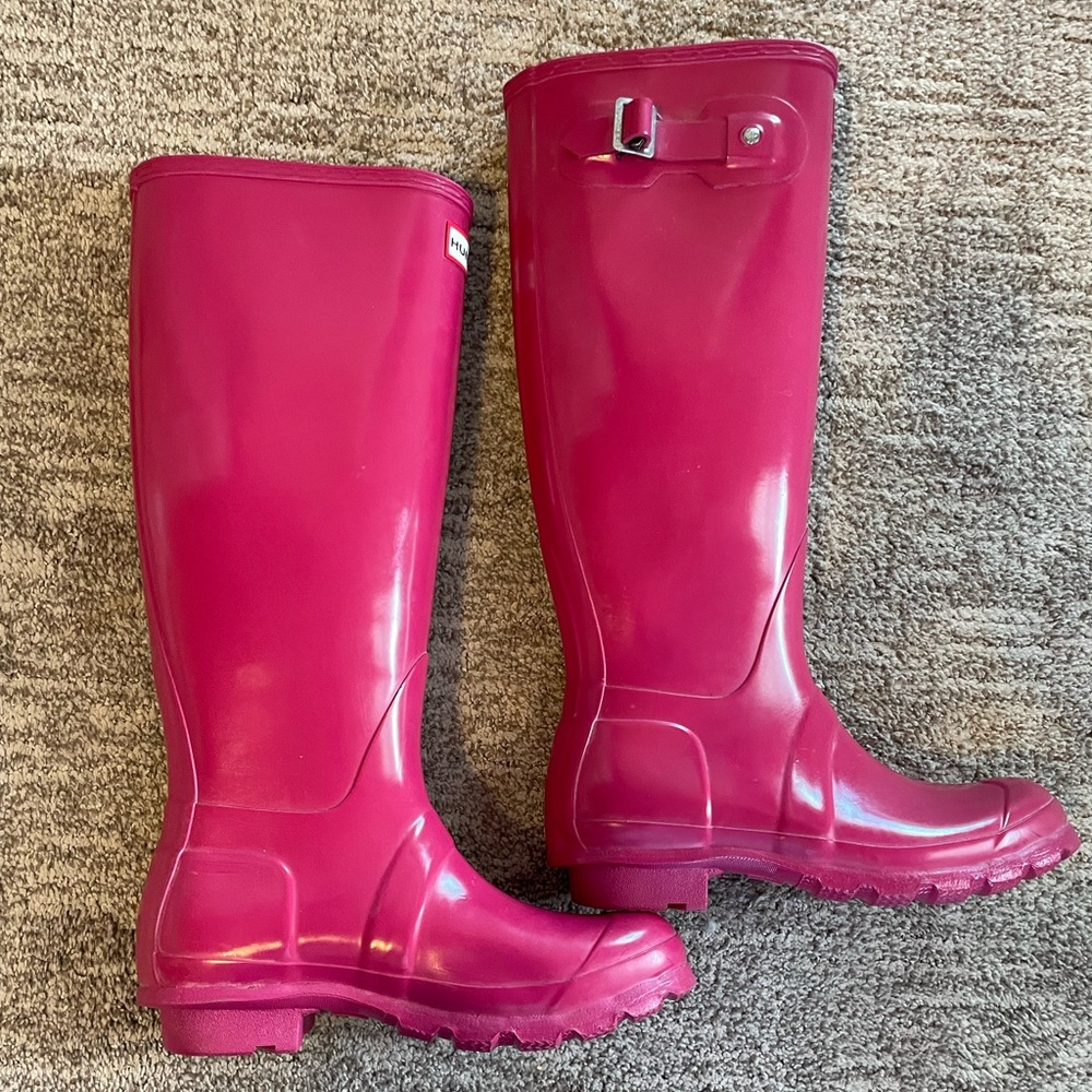 Hunter tall boots women’s size 6